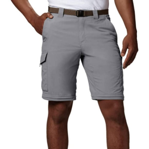 Columbia Silver Ridge Convertible Pants Zip Off In Gravel Size 50 X 34 - Picture 9 of 11